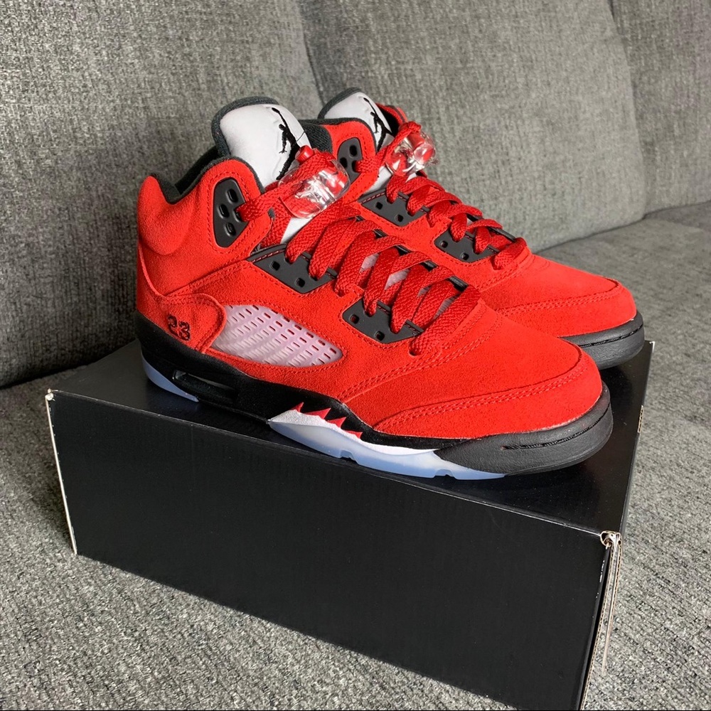Air Jordan 5 Retro Raging Bull Red "Alternative" - Picture 1 of 12